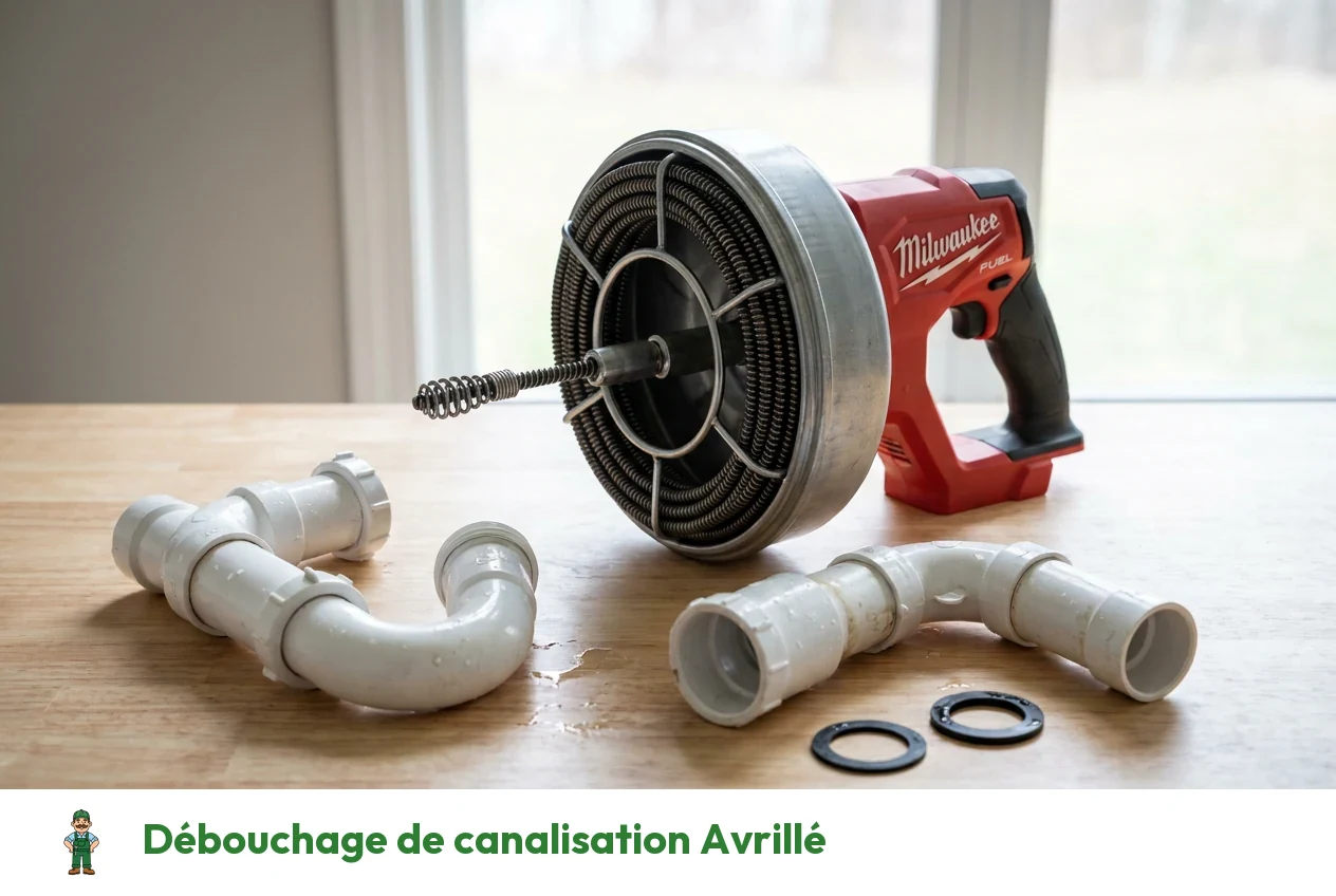 Débouchage de canalisation à Avrillé