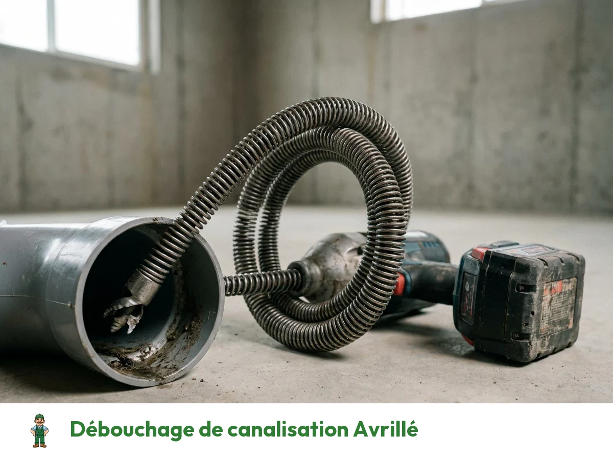 Débouchage de canalisation à Avrillé