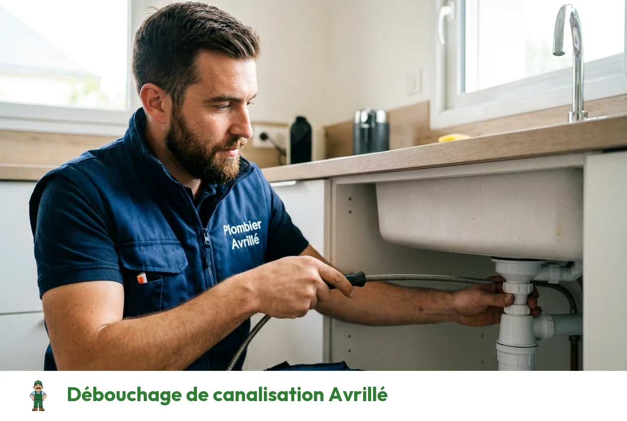 Débouchage de canalisation à Avrillé