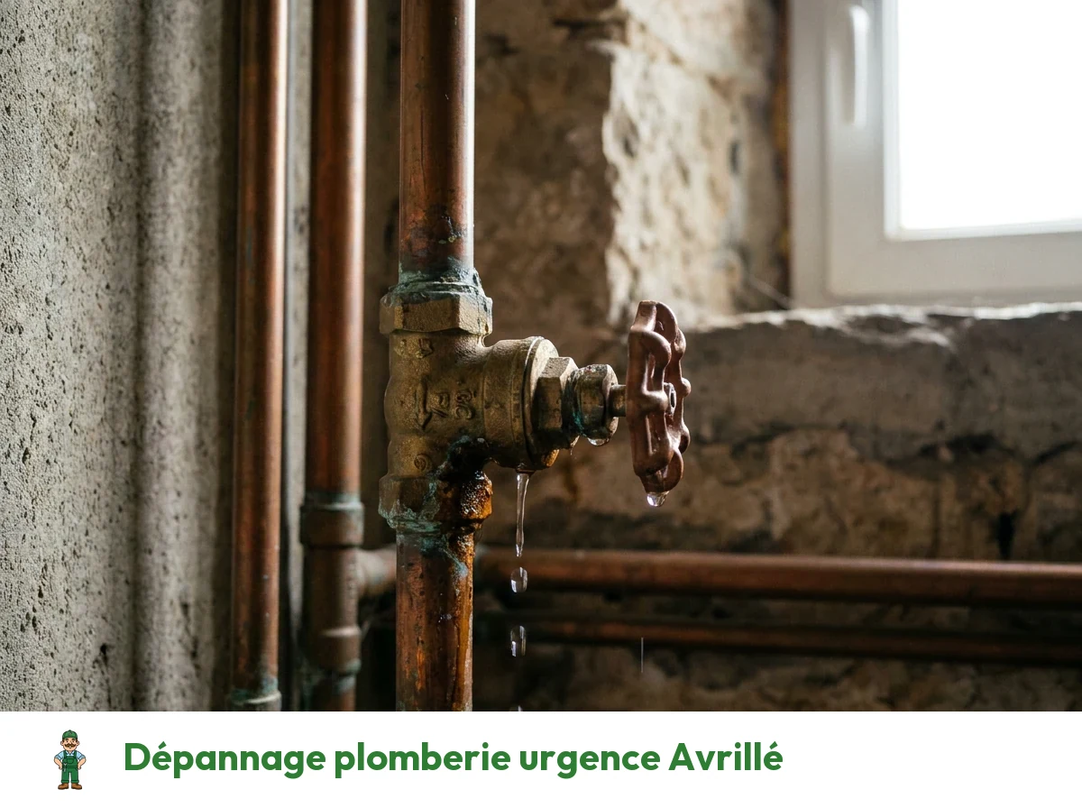 Dépannage plomberie urgence à Avrillé