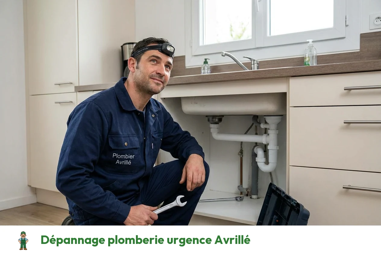 Dépannage plomberie urgence à Avrillé