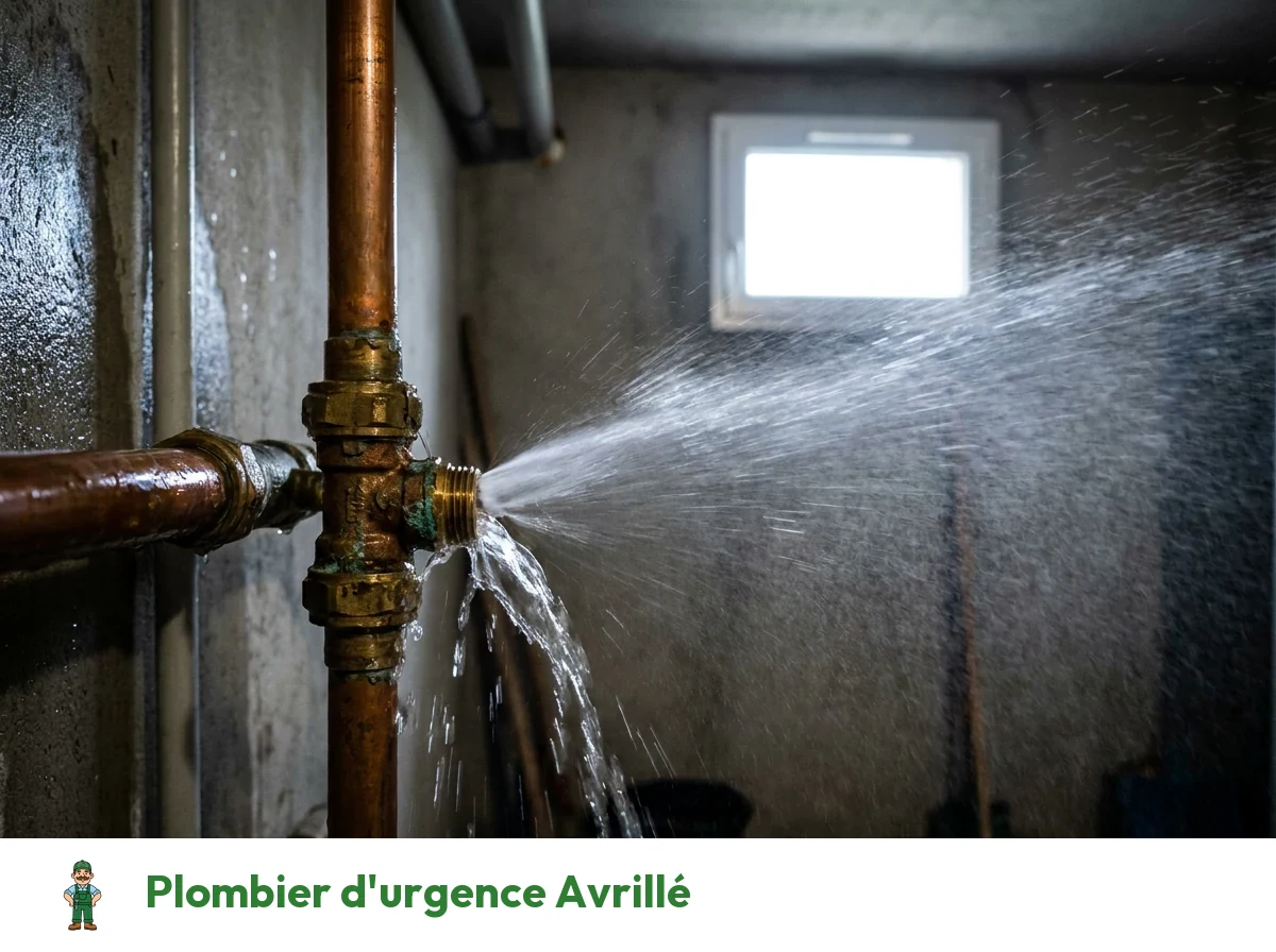 Plombier d'urgence à Avrillé