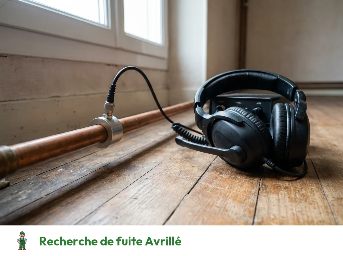 Recherche de fuite à Avrillé