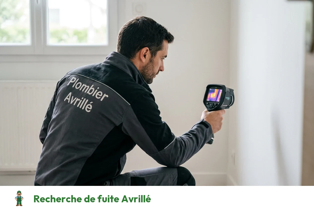 Recherche de fuite à Avrillé