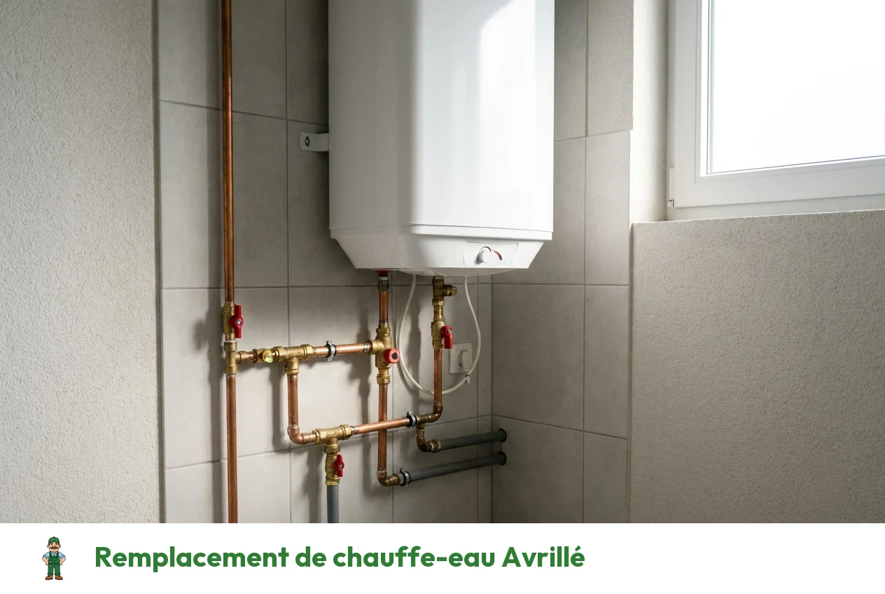 Remplacement de chauffe-eau à Avrillé