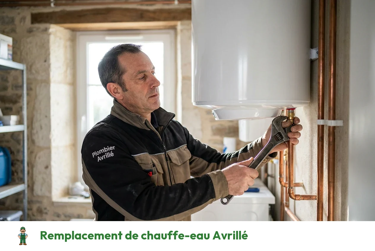 Remplacement de chauffe-eau à Avrillé