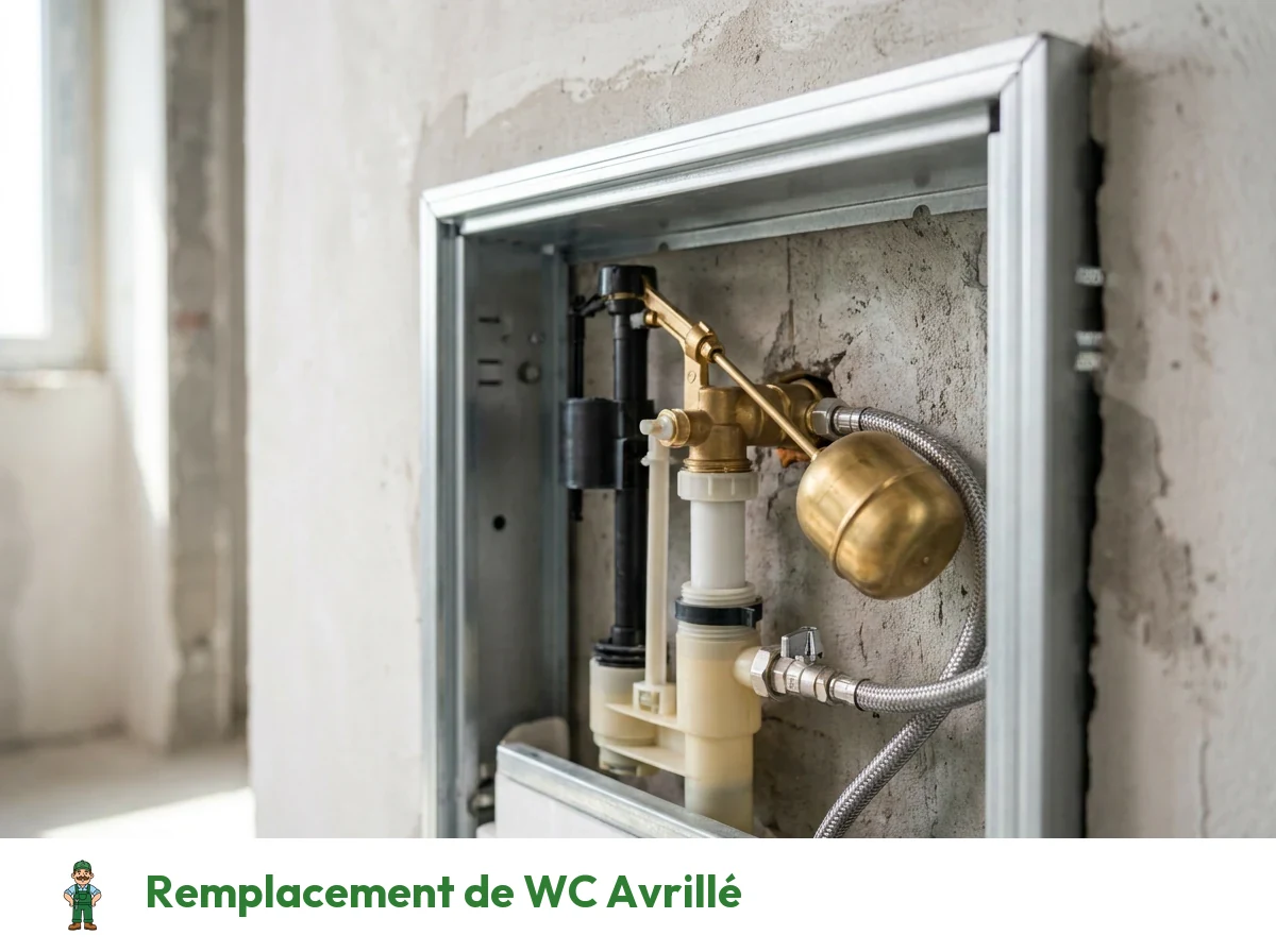 Remplacement de WC à Avrillé
