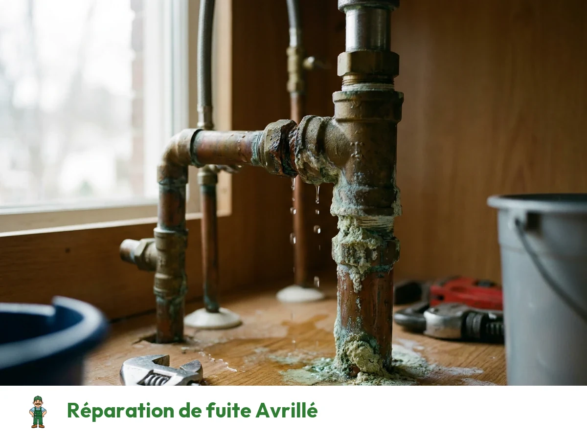 Réparation de fuite à Avrillé